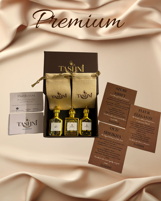✨ Premium Combo Fragrances: Fleur Élégante, Azure Drift, Oud Sheikha